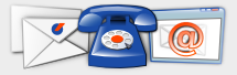 Correo electrónico, teléfonos, dirección postal,...